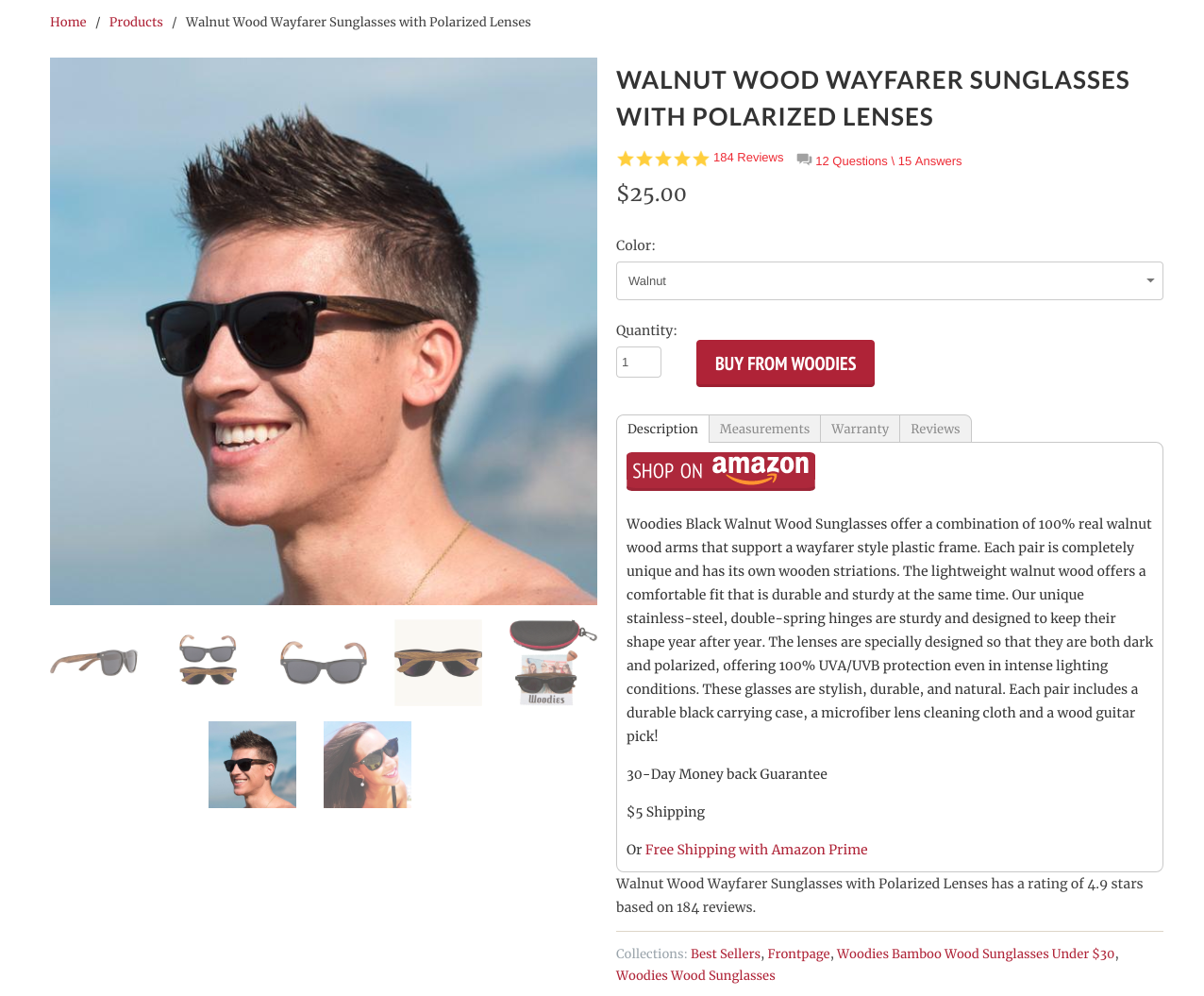 Cory's website brings in traffic on his personal site and his Amazon product detail pages.