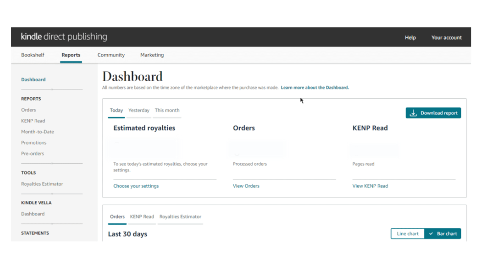 KDP Dashboard