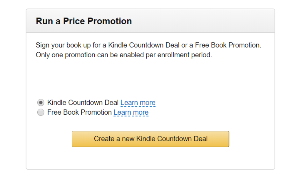 Kindle Countdown Deals
